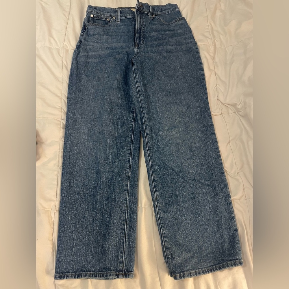 Madewell perfect vintage wide leg jeans.